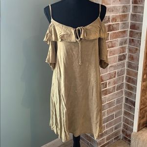 Olive dress from a boutique